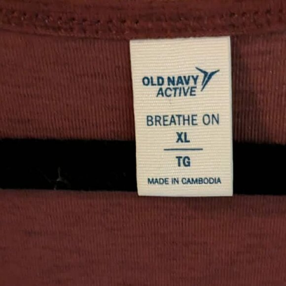 Old navy active Size XL Maroon Jumper - Picture 2 of 3